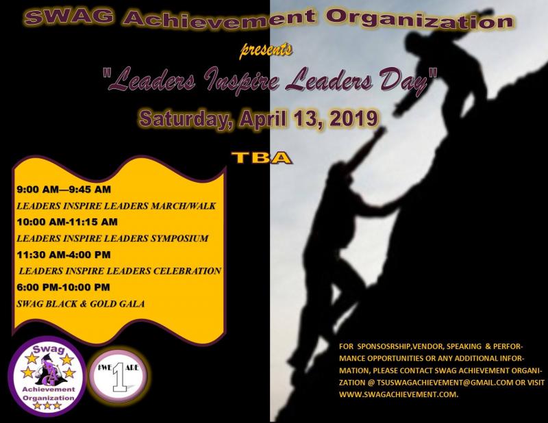 Swag Leaders Inspire Leaders Day